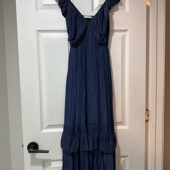 Elegant Navy Blue Dress - Picture 1 of 5